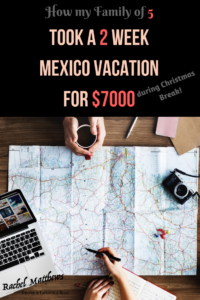 What it costs to travel the Yucatan - our family of 5 cost breakdown!  Find out our expenses for accomodation, flights, transportation, food, and activities!  