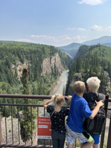 viewpoint at sulphur gates - 5 easy family friendly hikes in Grande Cache
